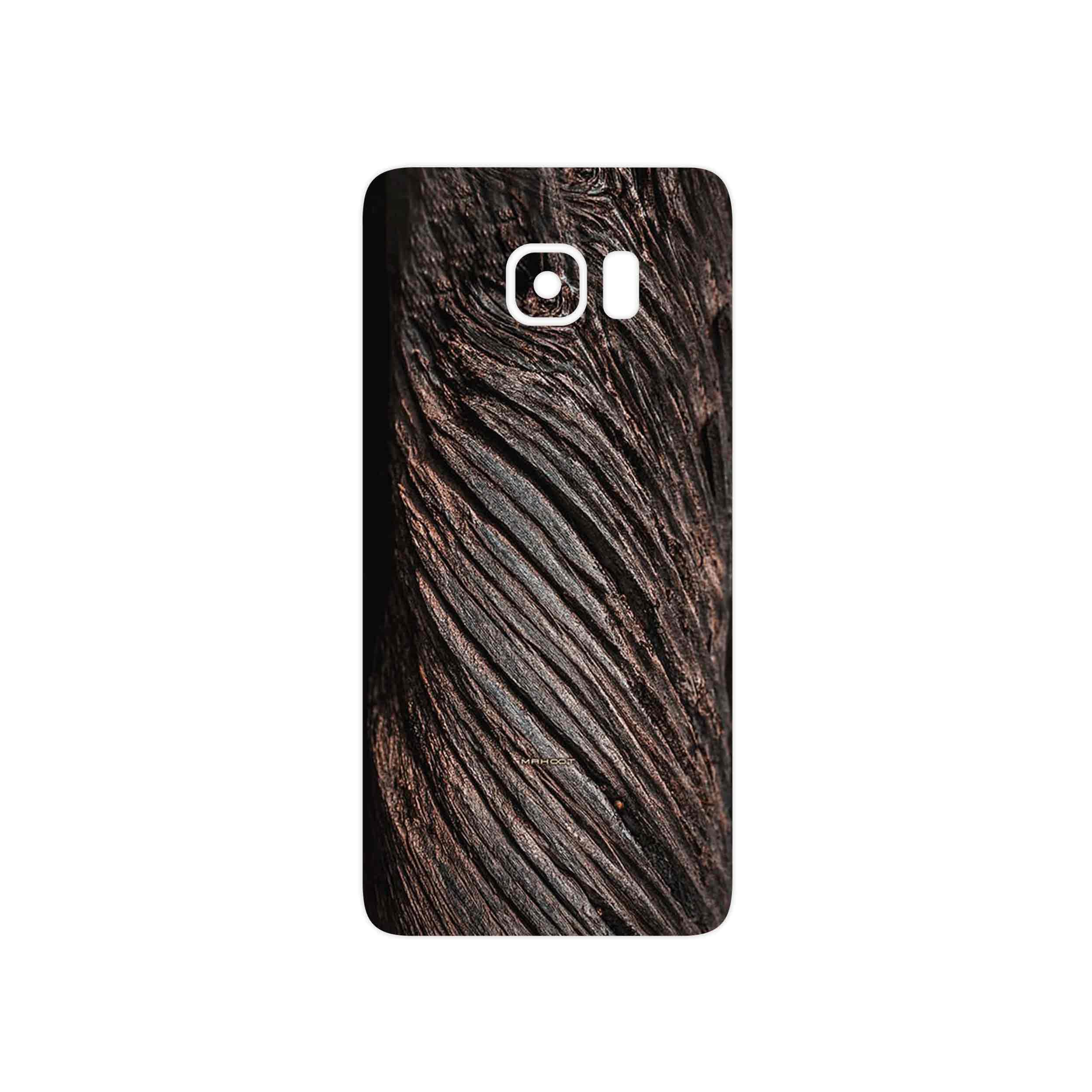 برچسب پوششی ماهوت مدل Wood Texture 9 مناسب برای گوشی موبایل سامسونگ Galaxy S6 Edge