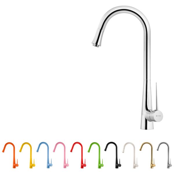 شیر ظرفشویی شلنگدار درخشان مدل کلاریون