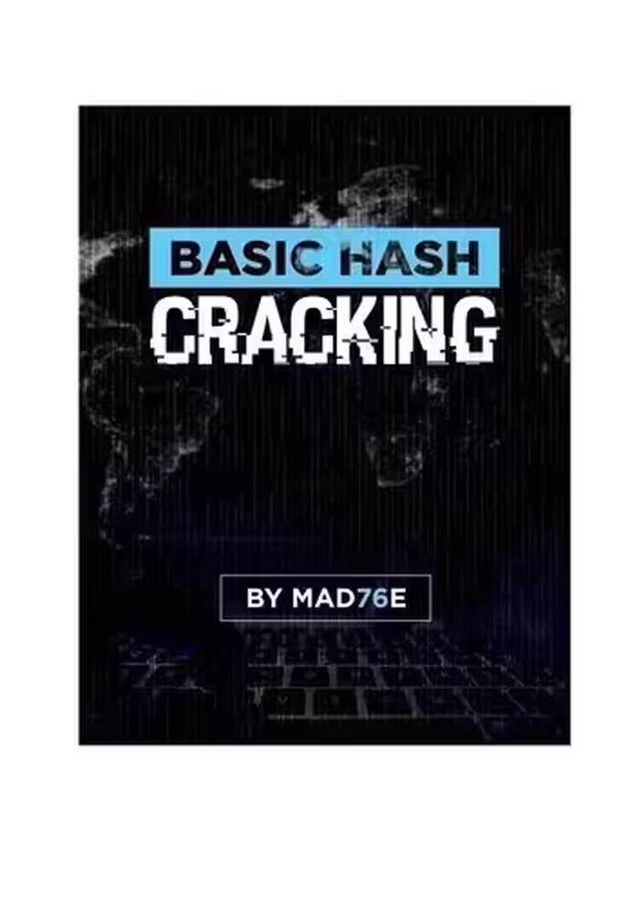 خرید و دانلود نسخه کامل کتاب Basic Hash Cracking