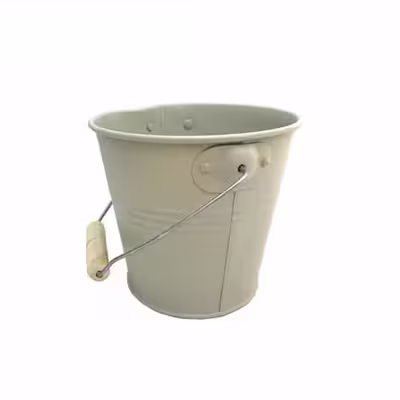 گلدان دکوری مدل سطل فلزی کد 103