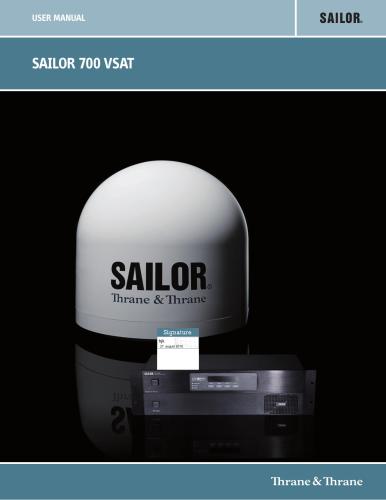 خرید و دانلود نسخه کامل کتاب Sailor VSAT 700. User Manual