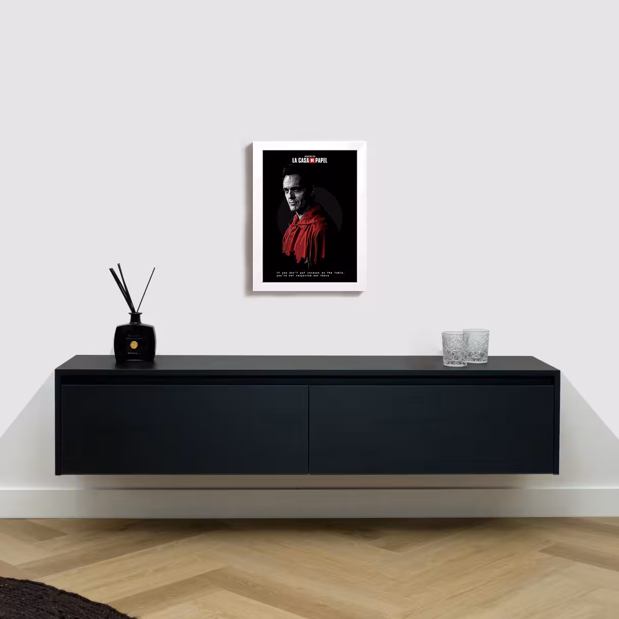 تابلو مدل سریال مانی هایست la casa de papel W327