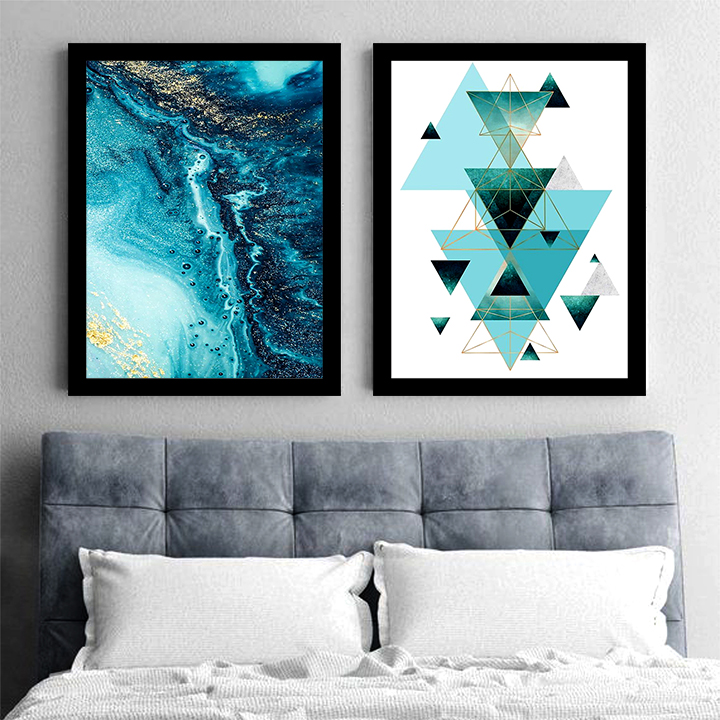 تابلو مدل دریای درخشان کد TC23M مجموعه 2 عددی