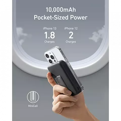 پاور بانک 10000 میلی آمپر ساعت Anker مدل 633Magnetic Battery (MagGo) A1641