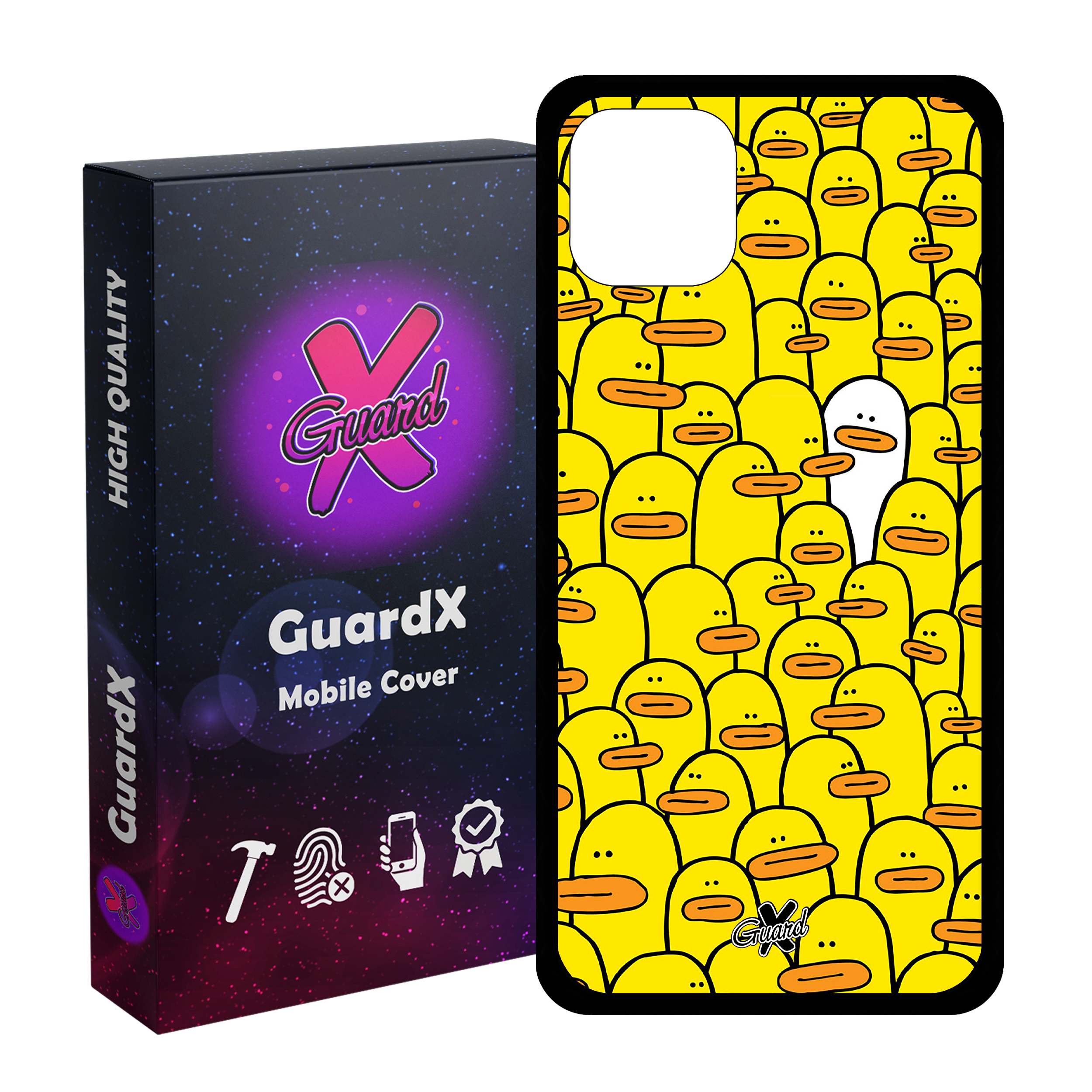 کاور گارد ایکس طرح اردک مدل Glass10361 مناسب برای گوشی موبایل اپل iPhone 11 Pro Max