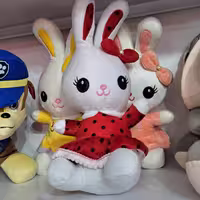 عروسک پولشی خرگوش لباس دار sweet