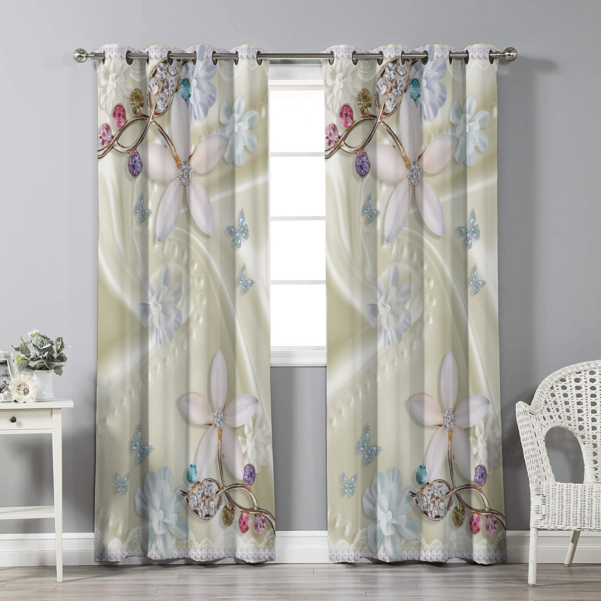 پرده نیروانا مدل pl930 سایز 280 × 140 سانتی متر