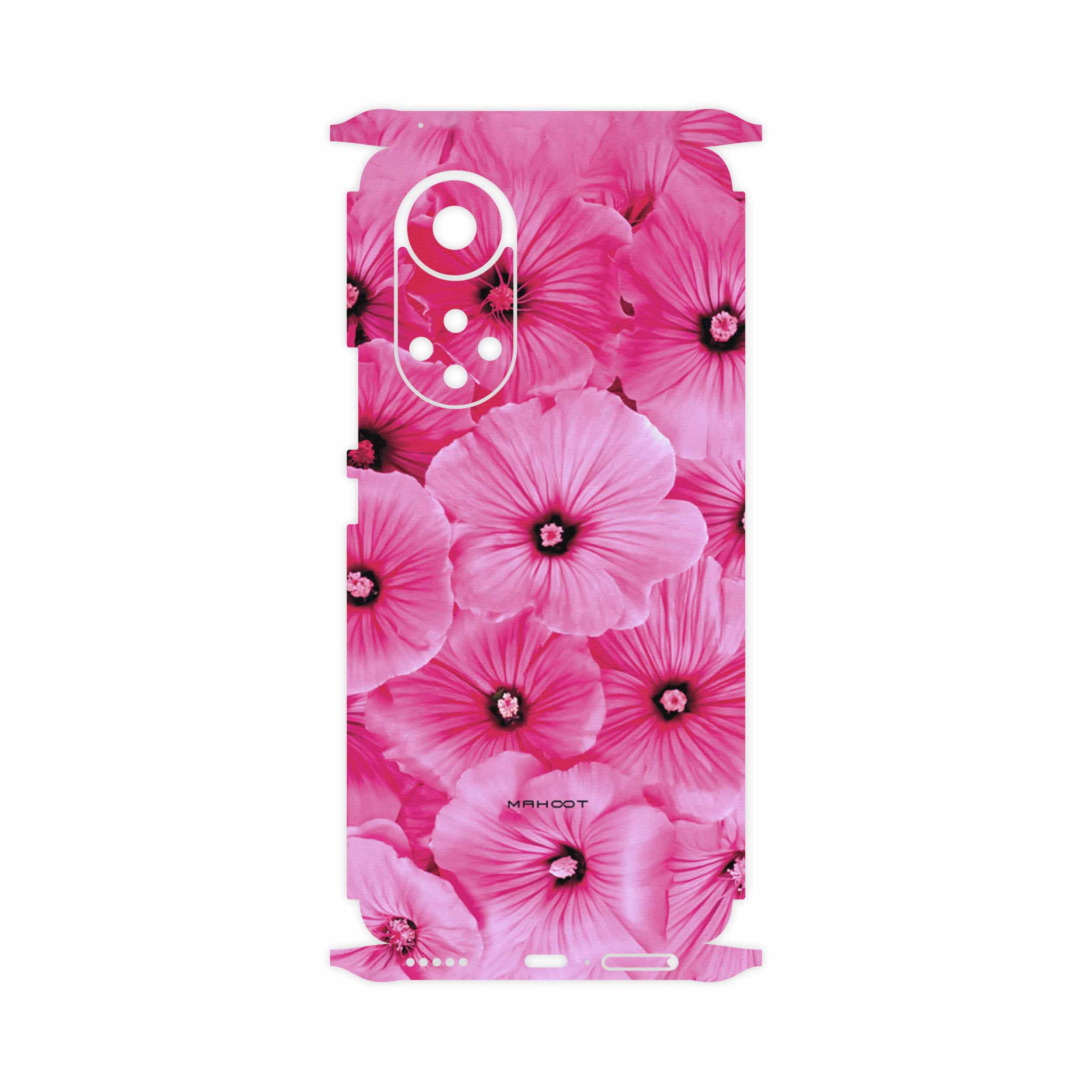 برچسب پوششی ماهوت مدل Pink-Flower-FullSkin مناسب برای گوشی موبایل هوآوی Nova 9