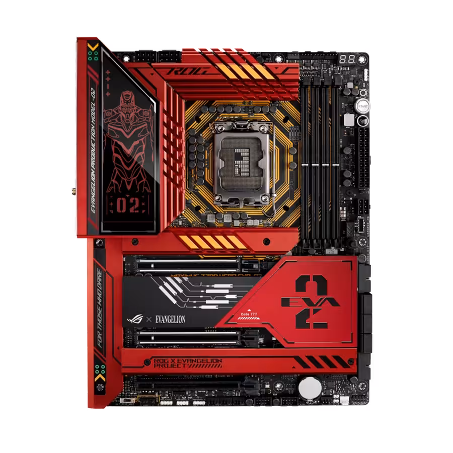 مادربرد ایسوس ROG MAXIMUS Z790 HERO EVA-02 | فروشگاه گیمینگ تکاف