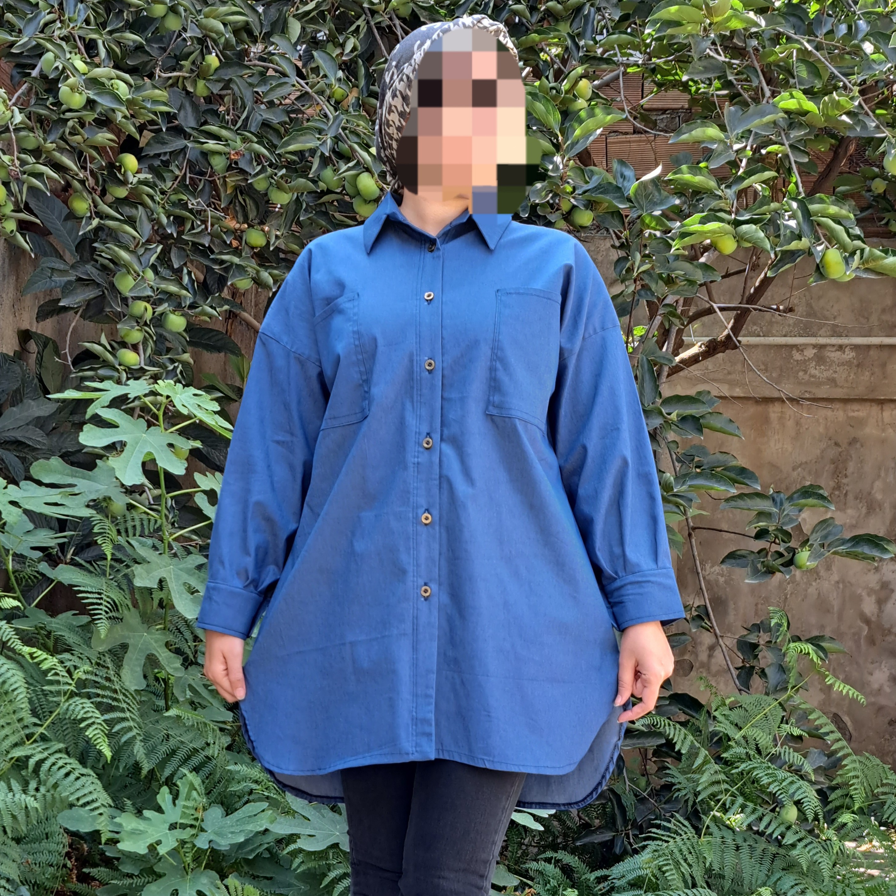 مانتو اسپرت زنانه جنس لی کاغذی