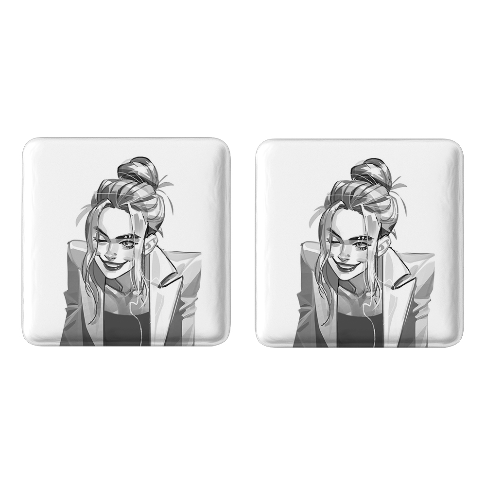 پیکسل خندالو مدل مارگو رابی کد 3864 به همراه مگنت