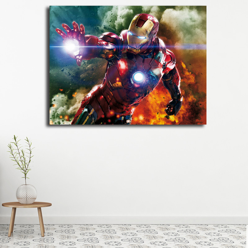 تابلو شاسی مدل آیرون من کد 28 | دنیای قاب