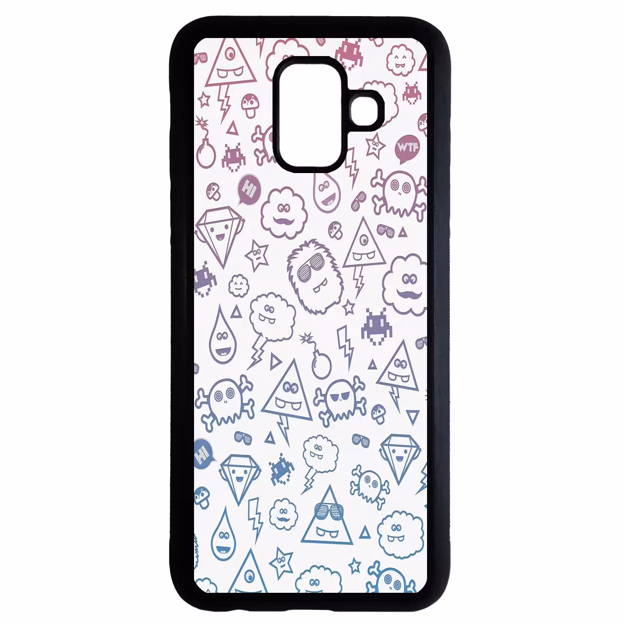 کاور طرح شلوغ کد 1105408675 مناسب برای گوشی موبایل سامسونگ galaxy a8 2018