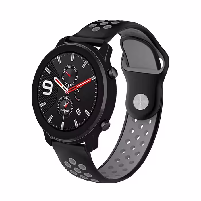 برچسب ماهوت طرح Matte Black مناسب برای ساعت هوشمند شیایومی Amazfit GTR 47mm