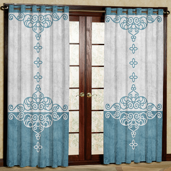 پرده پانچی مدل مخمل کد 6286 سایز 280x140 سانتی متر