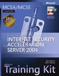 خرید و دانلود نسخه کامل کتاب MCSA-MCSE Self-Paced Training Kit (Exam 70-350) - Implementing Microsoft Internet Security and Acceleration Server