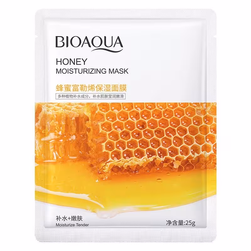 ماسک صورت ورقه ای(نقابی) آبرسان عسل بیوآکوا BIOAQUA