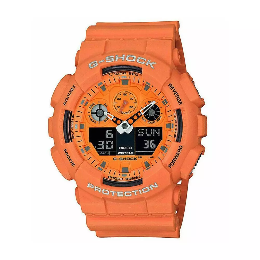 ارسال فوری   گارانتی اصلی شرکتی   ساعت مچی کاسیو مدل CASIO-GA-100RS-4ADR