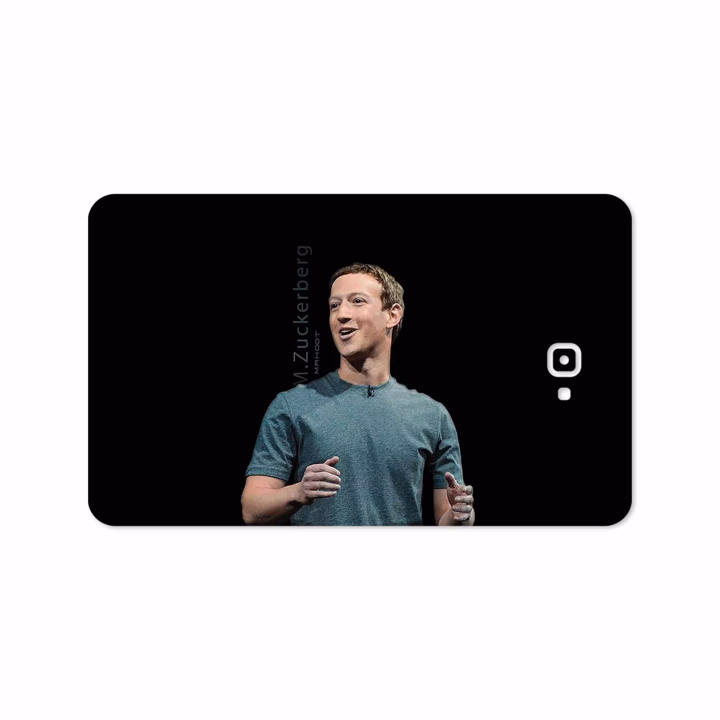 برچسب پوششی ماهوت مدل Mark Zuckerberg مناسب برای تبلت سامسونگ Galaxy Tab A 10.1 2016 T585