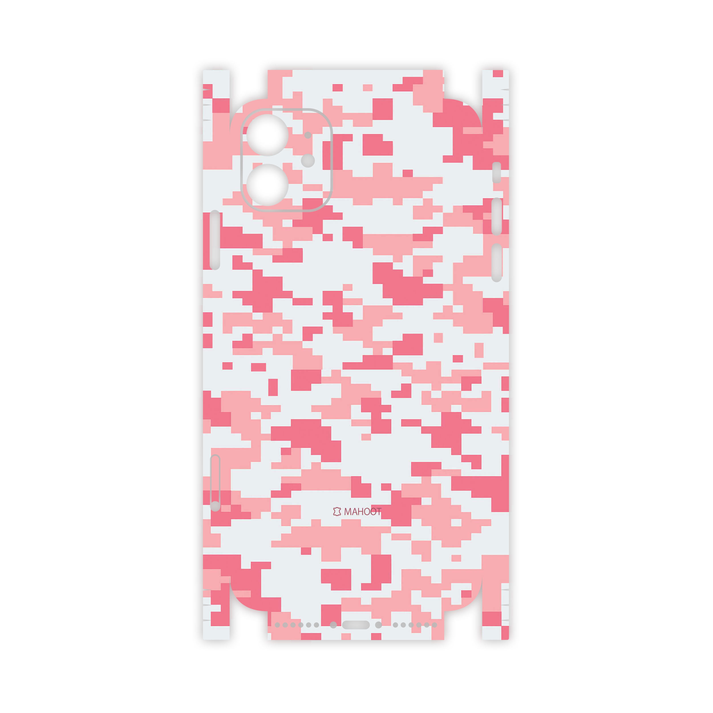 برچسب پوششی ماهوت مدل Army-Pink-pixel-FullSkin مناسب برای گوشی موبایل اپل iPhone 11