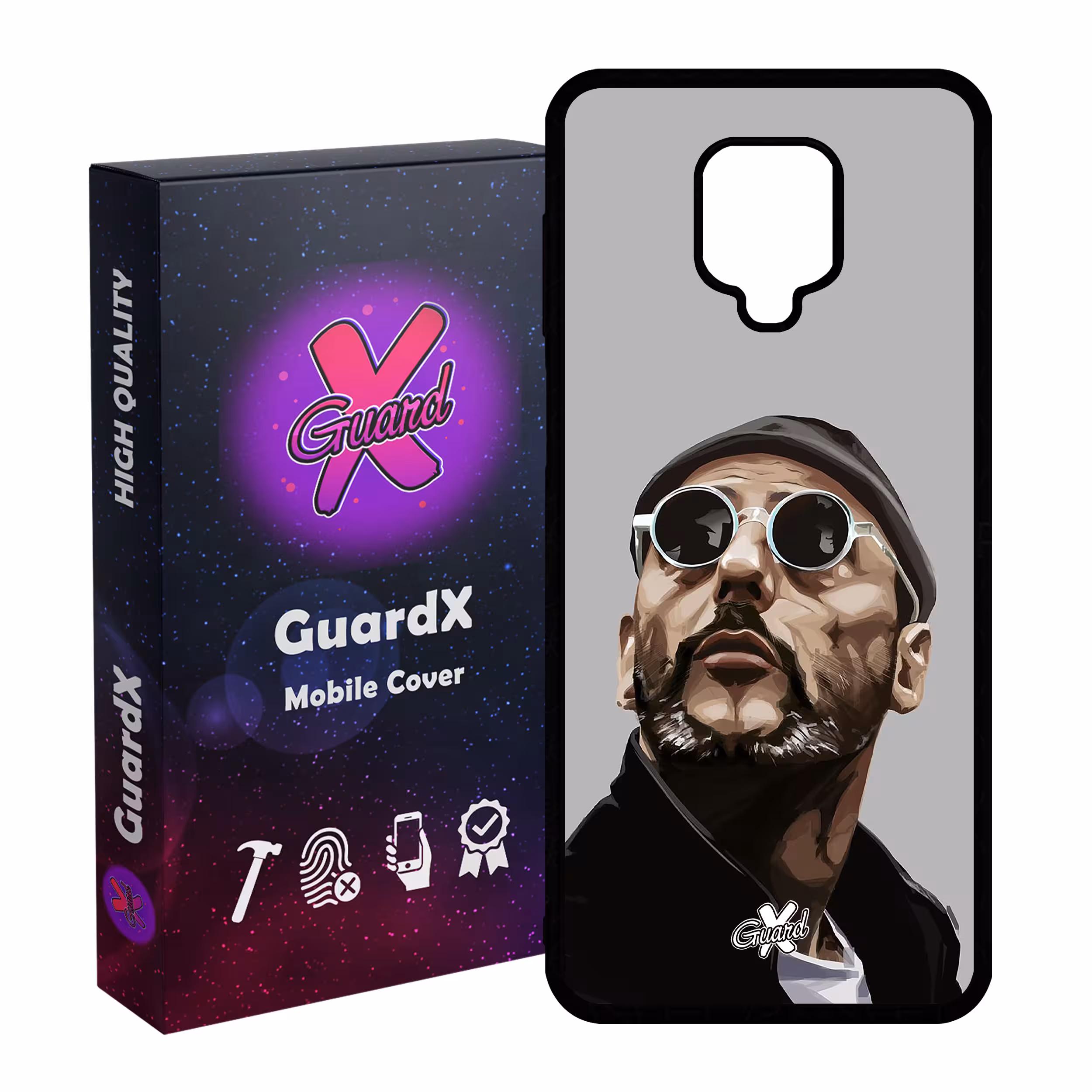کاور گارد ایکس طرح Leon مدل Glass10108 مناسب برای گوشی موبایل شیائومی Redmi Note 9S / Note 9 Pro / Note 9 Pro Max