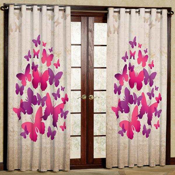 پرده مدل هازان پانچی کد 1 سایز 280x140 سانتی متر