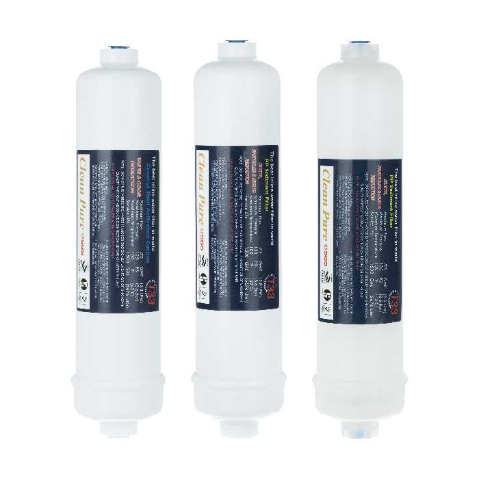 فیلتر دستگاه تصفیه کننده آب مدل Clean Pure مجموعه 3 عددی