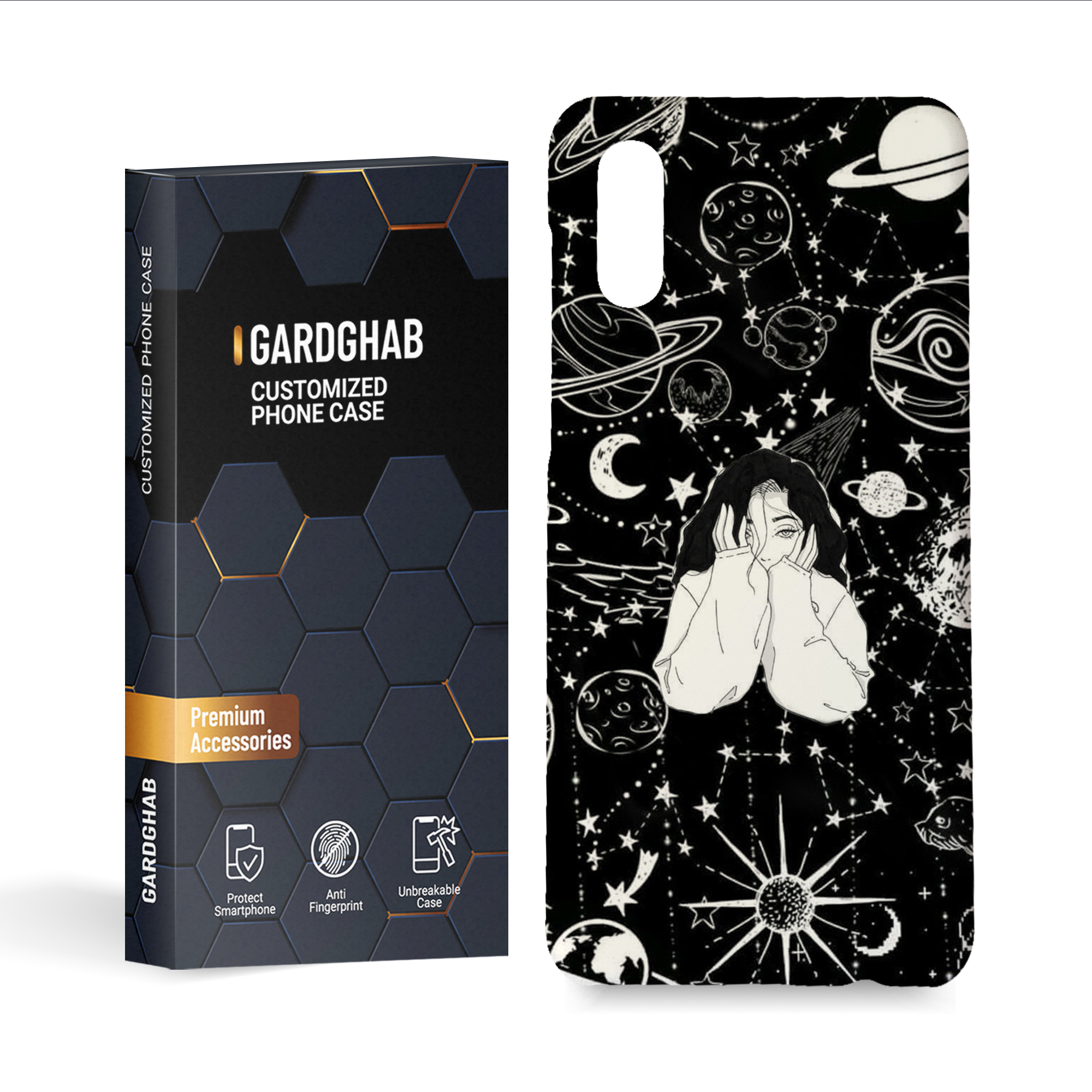 کاور گارد قاب مدل دخترانه مناسب برای گوشی موبایل سامسونگ Galaxy a02  