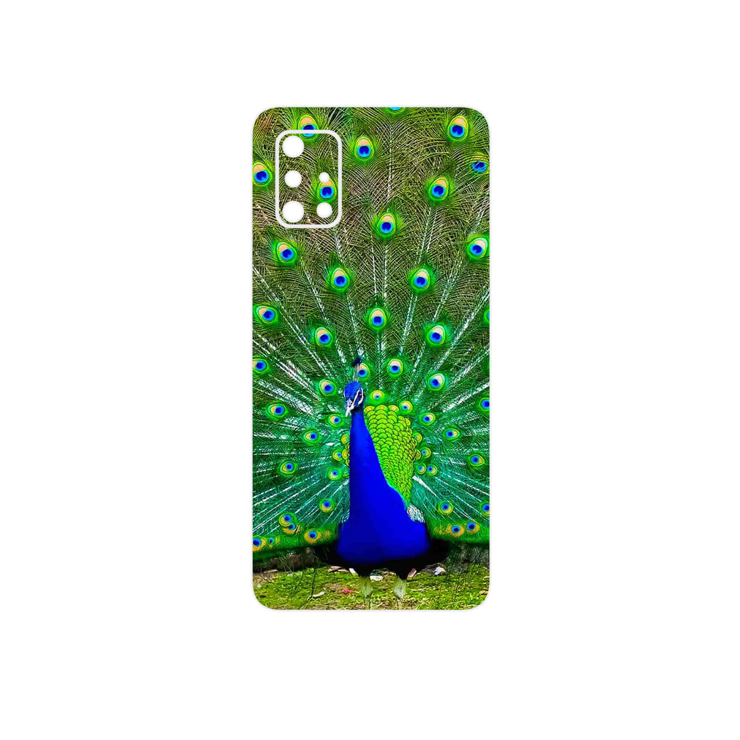 برچسب پوششی ماهوت مدل Peacock مناسب برای گوشی موبایل سامسونگ Galaxy A71 5G