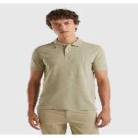 تی شرت یقه پولو نود مردانه آستین کوتاه بژ مناسب United Colors of Benetton