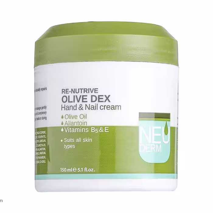 کرم دست و ناخن نئودرم مدل Olive Dex حجم 150 میلی لیتر به همراه کرم دست و ناخن نئودرم مدل Olive Dex حجم 50 میلی لیتر