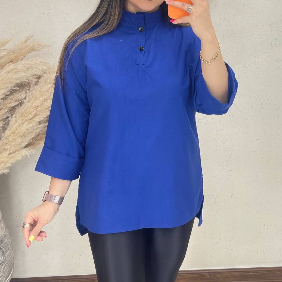 تونیک مانتویی زنانه تونیک مانتویی داکرون ساده دخترانه تونیک مانتویی آستین پاکتی زنانه