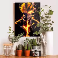 تابلو شاسی گوفی مدل ایچیگو کوراساکی انیمه بیلیچ Ichigo Bleach Anime کد LGHT44 | دنیای قاب