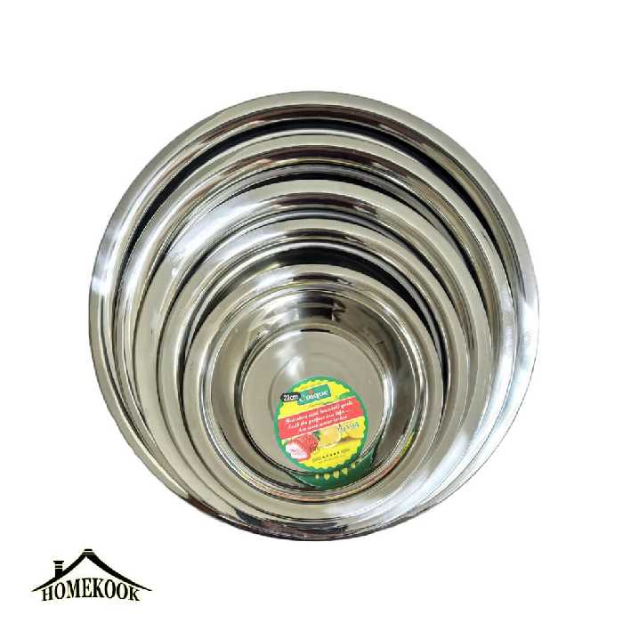 سرویس لگن استیل 5 پارچه یونیک