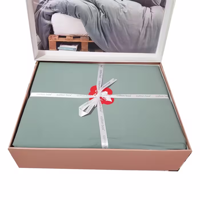 سرویس روتختی کاتن باکس مدل Mint Krem دو نفره 4 تکه