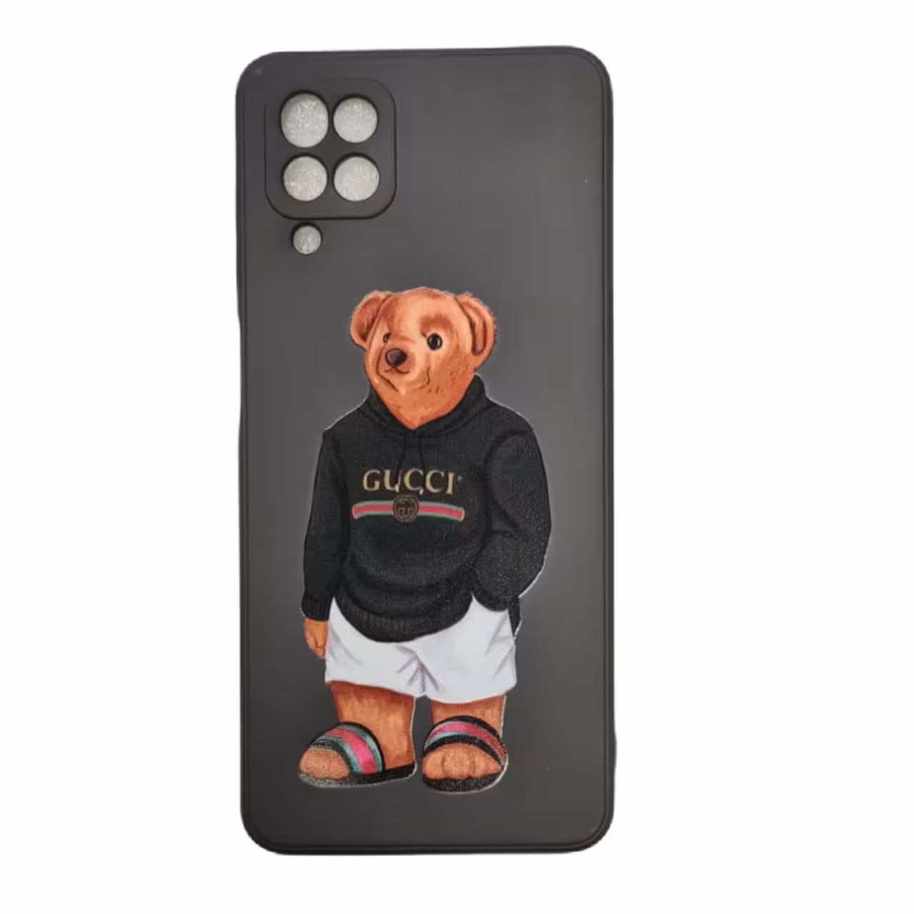 کاور طرح خرس کد 129 مناسب برای گوشی موبایل سامسونگ Galaxy A12