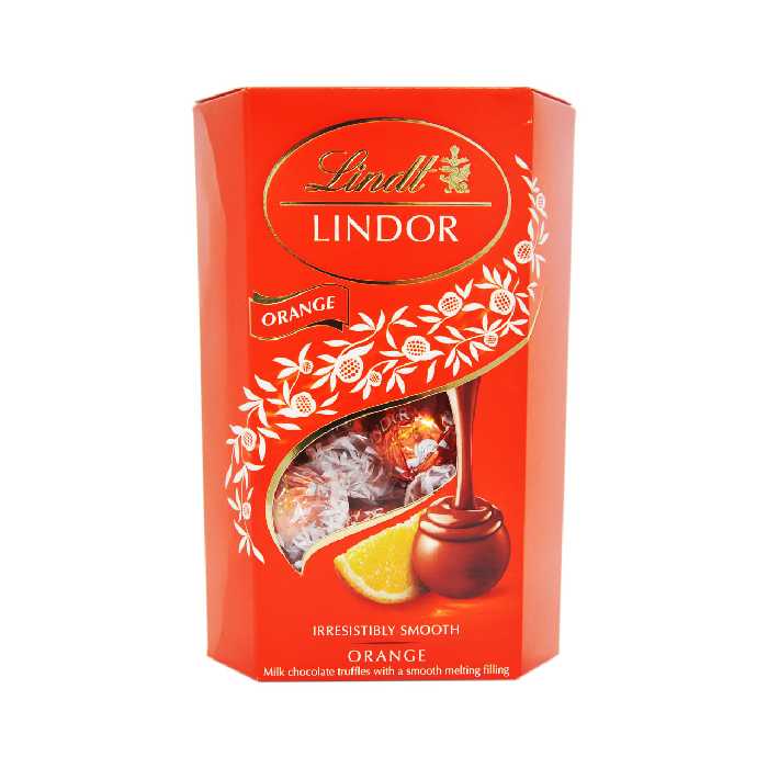 شکلات پرتقالی لینت لیندور - lindt