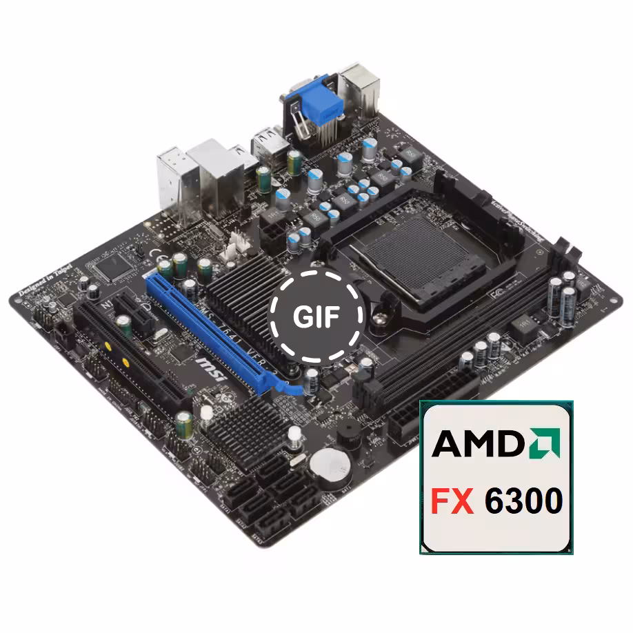 باندل FX 6300 و مادربرد msi 760gm-p23 fx