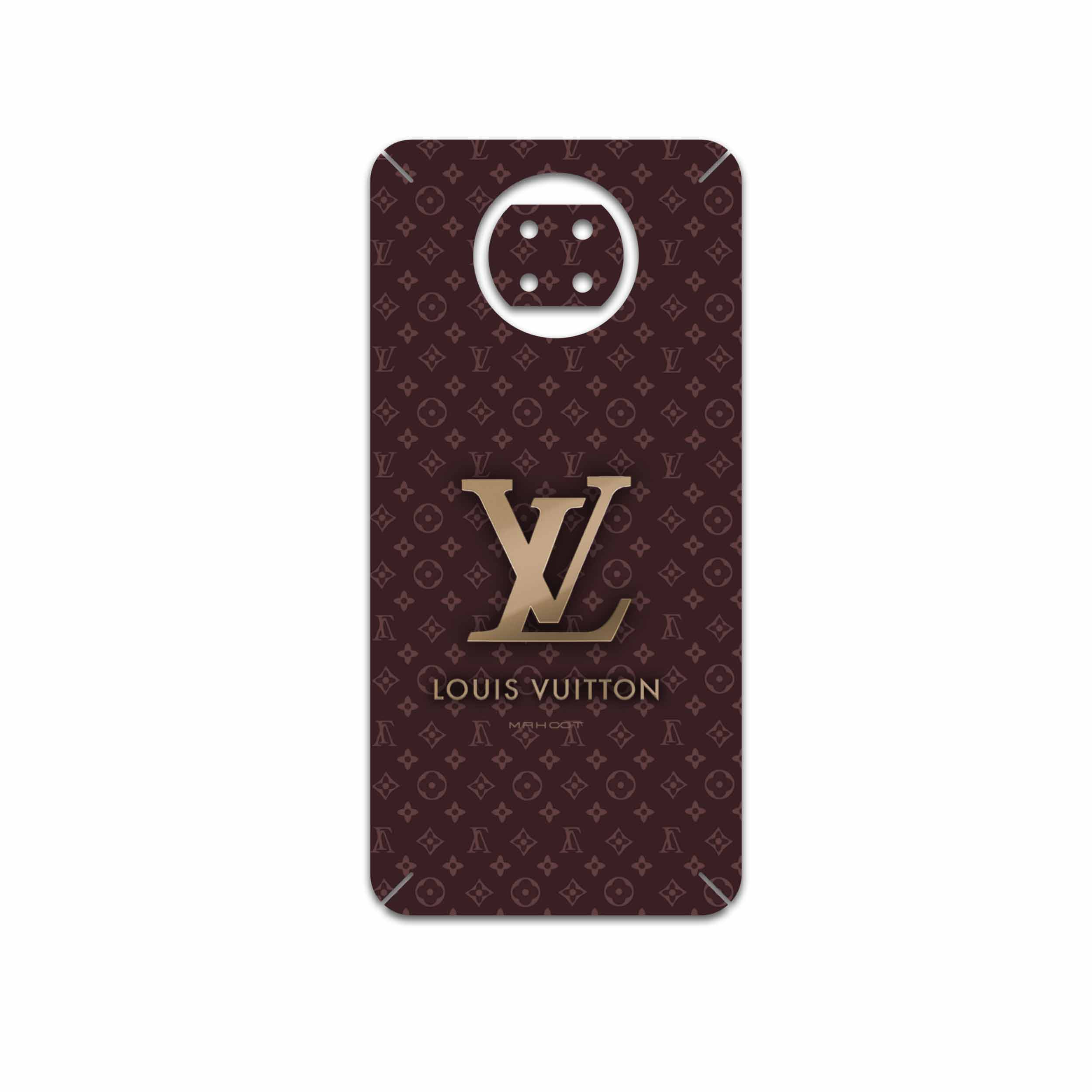 برچسب پوششی ماهوت مدل LOUIS-VUITTON-Logo مناسب برای گوشی موبایل شیائومی Redmi Note 9T