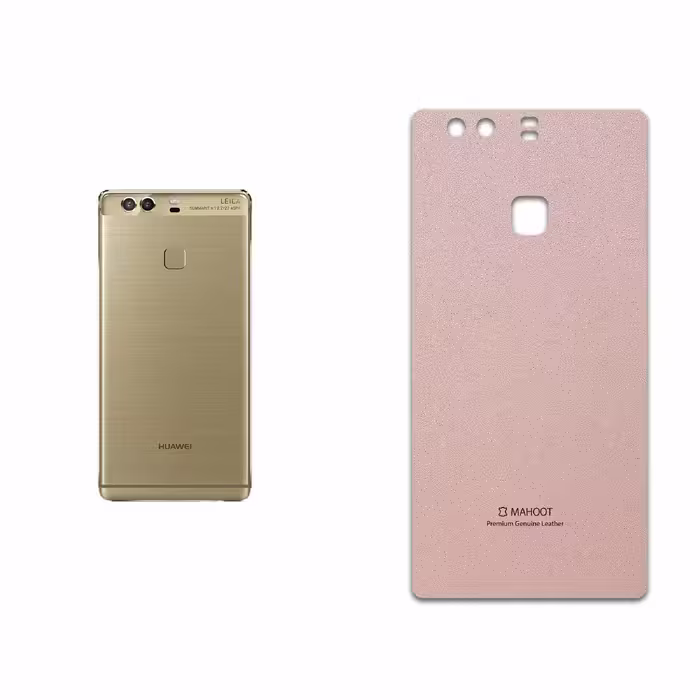 برچسب پوششی ماهوت مدل Rose Gold Leather مناسب برای گوشی موبایل هوآوی P9 Plus