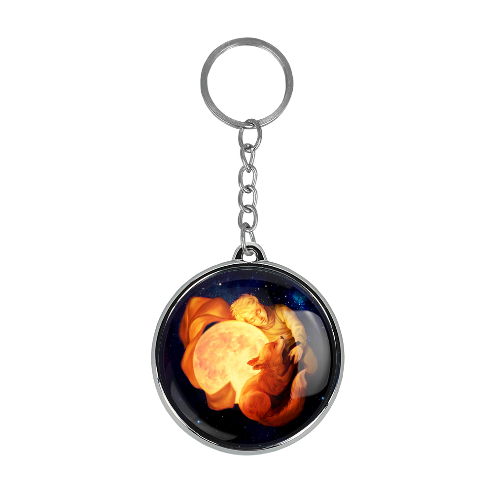 جاکلیدی خندالو طرح شازده کوچولو مدل دوطرفه کد 18341835