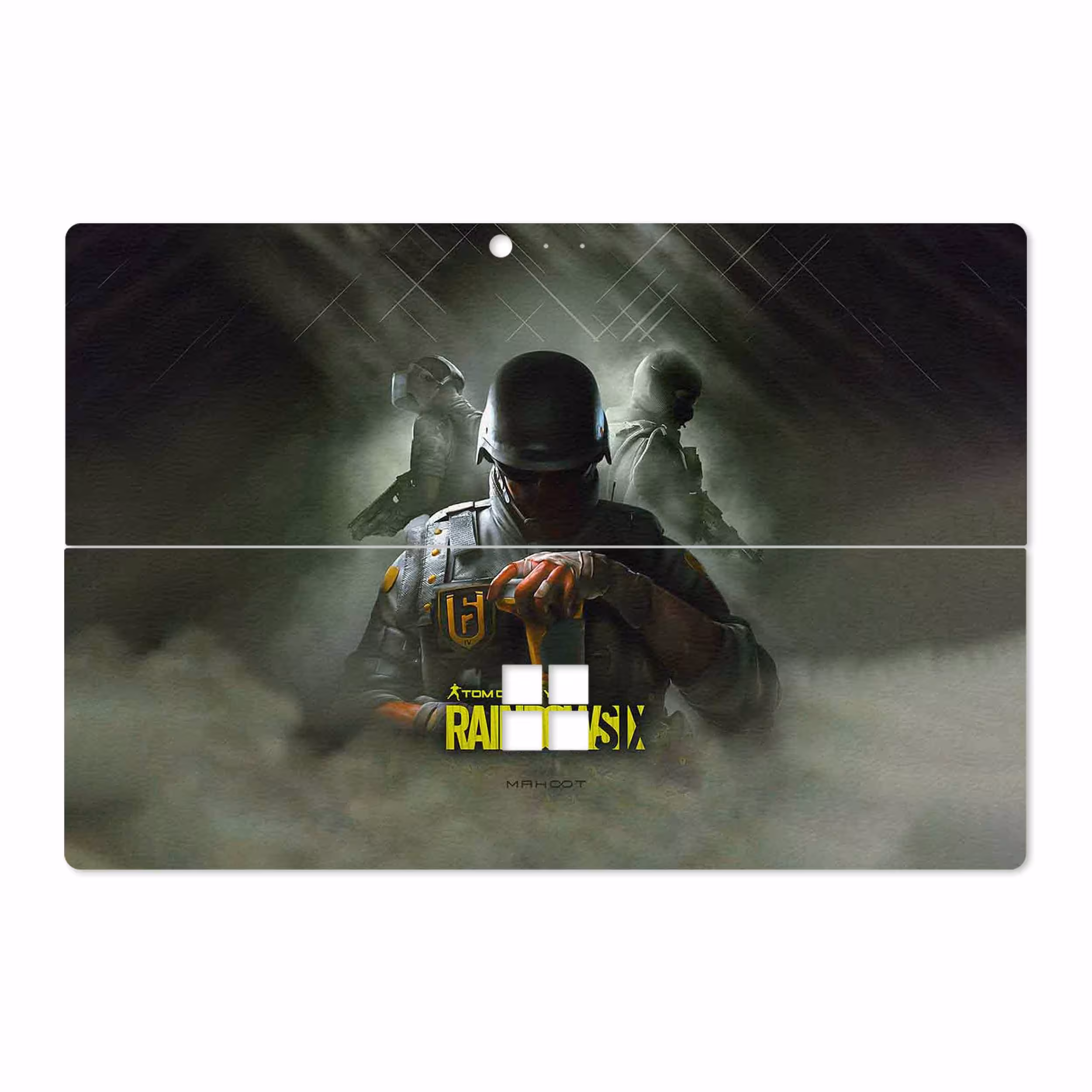 برچسب پوششی ماهوت مدل Rainbow-Six-Game مناسب برای تبلت مایکروسافت Surface Pro 4 2015