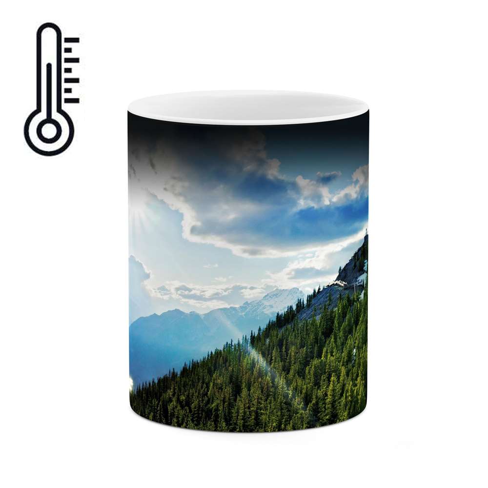 ماگ حرارتی طرح منظره رویایی و زیبا  مدل mgph14580