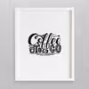 تابلو مدل نوشته انگلیسی طرح COFFEE کد 717