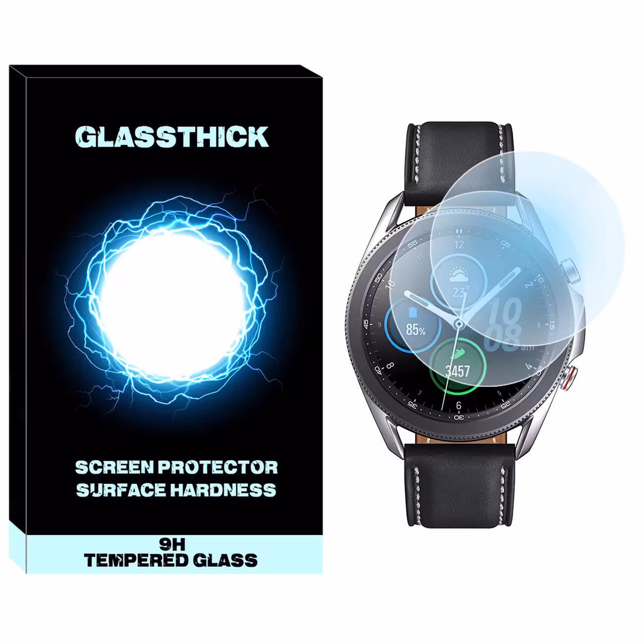 محافظ صفحه نمایش نانو گلستیگ مدل NGL مناسب برای ساعت هوشمند سامسونگ Galaxy Watch 3 41mm بسته دو عددی
