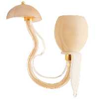 چراغ دیواری مجلل تک شعله دیواری کد22652/1