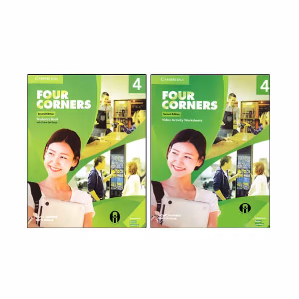کتاب Four Corner 4 Second Edition اثر Jack C. Richards And David Bohlke انتشارات الوندپویان دو جلدی