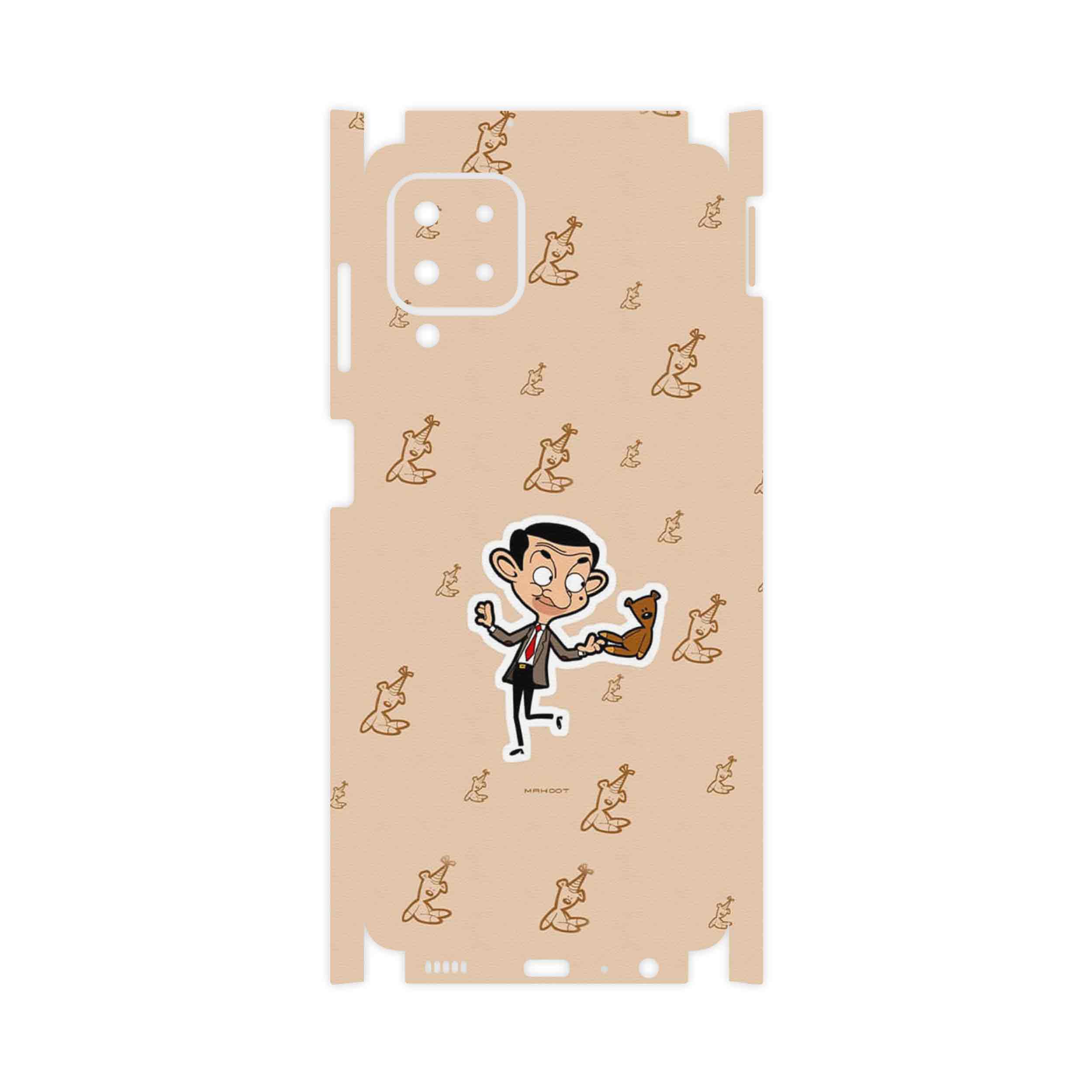 برچسب پوششی ماهوت مدل Mr.Bean-FullSkin مناسب برای گوشی موبایل سامسونگ Galaxy M22