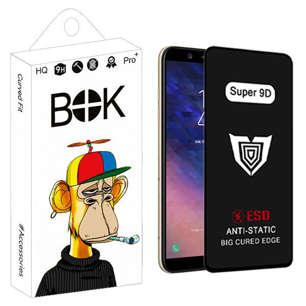 محافظ صفحه نمایش بوک مدل Super 9D Touch مناسب برای گوشی موبایل سامسونگ galaxy A6 | کالا برتری