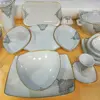 سرویس غذاخوری 105 پارچه چینی پردیس کاشان سری پاریس طرح نارنیاکد 165